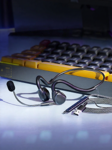 LIWEILANG | Noise-Canceling Broadcast Headset With Integrated Microphone