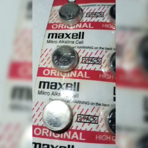 perbiji BATERAI K LR44 AG13 MAXELL MERAH baterai kecil kancing mini