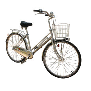 Kirov Vintage Stainless Steel Three-Speed Commuter Bicycle Retro Design Suitable for Elderly Men And Women 26 Inch Wheels