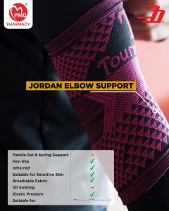 [JORDAN] Fir Tourmaline Elbow Support 1 Pair Per Box - Free Size (Body Support)