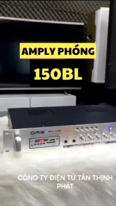 Amply phóng chính hãng Oris MP3-150BL công suất 150W loa âm tường loa treo tường - ORIS 150BL