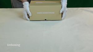 Wireless Door Intercom Smart AI Detection Anti Theft Alarm 10.1inches Wired RFID Video