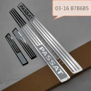 car Accessories For VW/Volkswagen Passat B5 B6 B7 B8 Stainless Door Sill Strip Stickers Scuff Plate Peda Pedal Cover