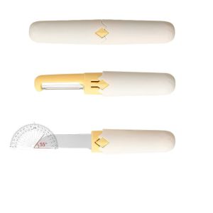 2 in 1 Fruit Peeler and Knife Dual Head Kitchen Tool Multi Functional Home Dorm Vegetable Scraper
