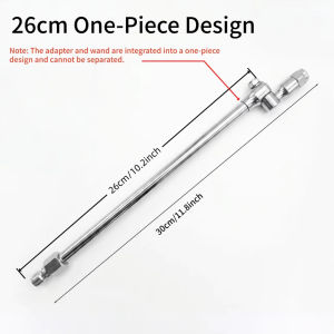 Aitemay Universal Air Conditioner Cleaning Wand 360° Swivel AC Washing Tool 25° Fan Nozzle 1/4 Inch Quick‑Connect HVAC Coil Cleaning Sprayer
