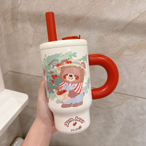 Cốc Nước Giữ Nhiệt Bằng Thép Không Gỉ 316 Cho Trẻ Em Diller Bell Cốc Nước Hai Lỗ Dùng Cho Học Sinh Tiểu Học Cốc Nước Có Ống Hút Cho Bé Gái