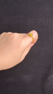 99% คละลาย น้ำหนัก แหวนทองลายโปร่งรอบวง ทองแท้ Gold Ruyi Transfer Beads ปรับสินคเก็บเงิน เปิดแหวน