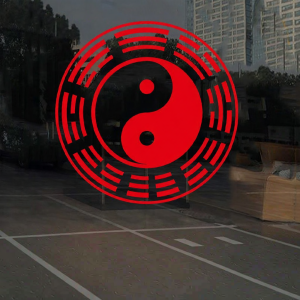 Ba Gua Tai Chi Pattern Sticker for Home Protection