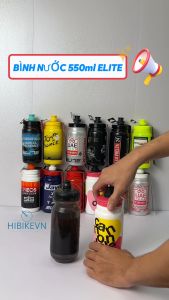 Bình Nước Xe Đạp Elite 550ml Bình Nước Thể Thao