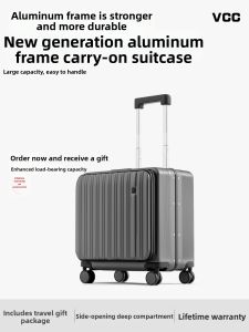 VCC | Side Opening Durable Aluminum Framed 20 Inch Carry-on Luggage
