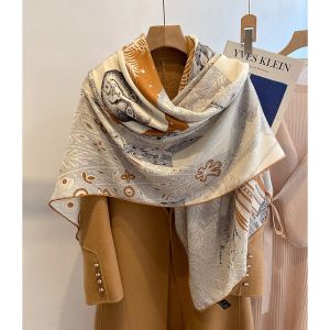 Tropical Rainforest Fubao Silk Mohair Large Square Scarf Triangular Print Versatile Shoulder Wrap Warm Womens Gift