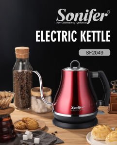 Sonifer Gooseneck Electric Kettle Pour-Over Coffee & Tea Pot 304 Stainless Steel Coffee Kettle 1200ML