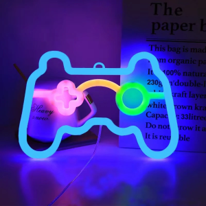 Neon Lights LED Lights Gaming Controller Ambient Lights USB/Battery-Powered for Holidays Living Rooms and Home Decor