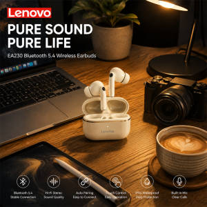 Lenovo | Lenovo EA230 TWS Gaming Earphones 360°Stereo Sound Effects Bluetooth Wireless Headphone HD HIFI Stereo Earbuds For Sport Running