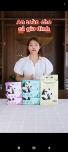 Giấy vệ sinh cao cấp Gấu thông My Lan 4 lớp ( 2kg/ xách gồm 12 cuộn có lõi)