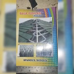 PERBIJI majalah galery tukang katalog pagar kanopi canopy teralis tangga pintu baja ringan plat baja galvalum besi iron metal catalog pemborong buku