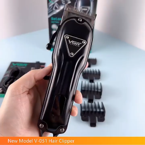 VGR V-298 V-051 Men Electric Hair Clipper Metal Oil Head Carving Electric Push Scissor T-shaped Blade Intelligent Digital Hair Trimmer