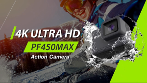 Proof PF450 Max Action Camera กล้องแอคชั่น คมชัดระดับ 4K กันน้ำลึก 10 เมตร หน้าจอสัมผัสขนาด 2 นิ้ว