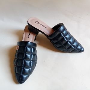 sepatu sandal wanita terbaru hak 3cm sol karet