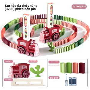 YUERBAO | Đồ Chơi Giáo Dục Động Cơ Lật Domino Cho Bé