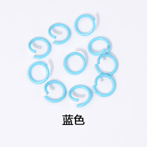 Phụ Kiện DIY 1.2*10mm Metal Color Baked Paint Single Ring Connection Ring Handmade Hanging Ring Open Ring Phụ Kiện Trang Sức Thời Trang