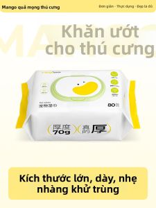 Mango | Pet Cleaning Wipes Tear Stain Removal No Rinse Antibacterial