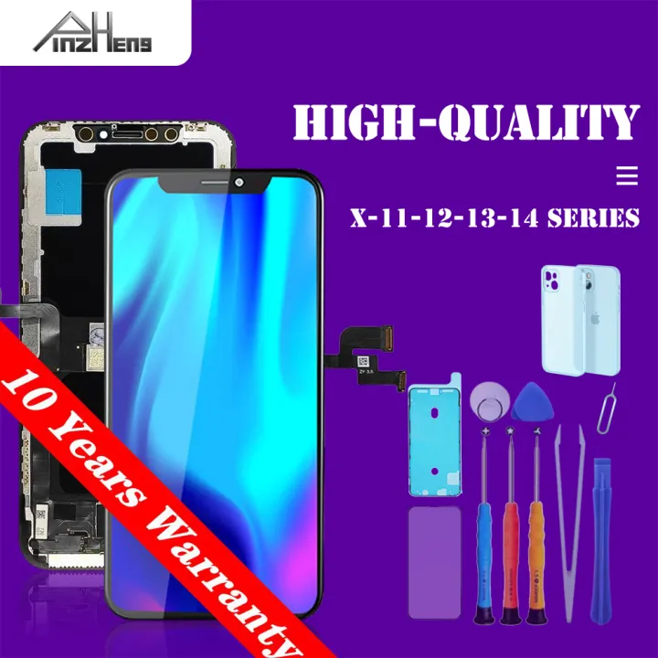 PINZHENG High Quality LCD OLED AMOLED OEM Screen For phone X XR XS MAX 11 12 13 Pro Max 12 Mini 13 Mini 14 15 Plus Pro Max Replacement Display Digitizer 10