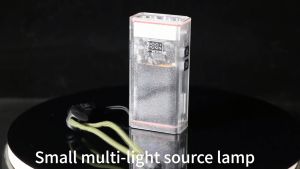 Asafee M18 EDC 3300LM Ultra Flashlight 3*LED Power Lamp 4*LED Red/Yellow/Green/Purple Floodlight With Magnetic Rechargeable Suppot Output Light Camping Outdoor Daily Use Toch