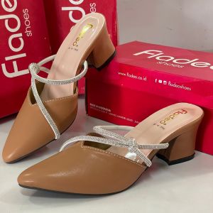 Sandal Slop Heels Wanita / Slop Heels Fladeo Premium Kode G115 / Bakul sandal 45