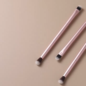 Cọ phấn phủ bầu mắt 2 đầu thân nhôm kim loại đầu lông cọ mềm mịn