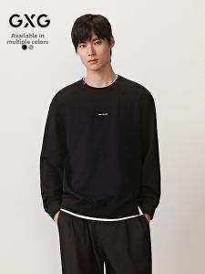 GXG | Layered Style Round Neck Long Sleeve Sweatshirt for Layers