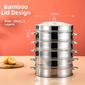 YANXING | Bamboo Steamer For Home and Commercial Use