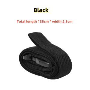 135cm Travel Tied Belt Durable Nylon Cargo Tie Multifunctional Straps Luggage Lash Belt Strap Outdoor Travel Camping Tools