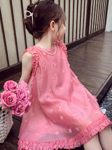 Váy Công Chúa Không Tay Mùa Hè Cho Bé Gái Váy Chữ a Phong Cách Hàn Quốc Thường Ngày Váy Trẻ Em Phổ Biến Cho Bé Gái