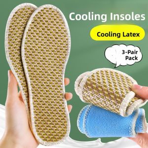 LINGMIAO | Cooling Anti-Odor Absorbent Breathable Ice-Cool Insoles