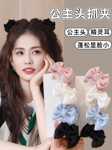 Small Butterfly Knot Hair Clip Womens Side Bangs Clip 2025 New Shark Clamp Hair Accessories for Half Updo behind the Head