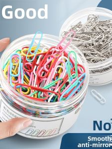 Good | Enhanced and Electroplated Clips Office Supplies Metal Paper Clips Colorful Pins Set