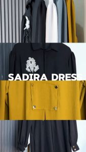 Sadeera Dress By Dzakir Store Gamis Muslim Simple Lebaran 2025 Ellegant