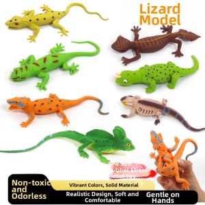 Realistic Lizard Model Soft Decompressing and Educational Toy