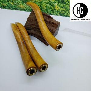 Cangklong Once pipa kayu kelor emas model S premium D31