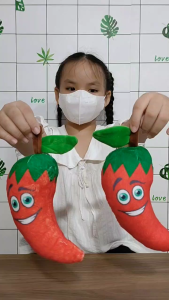 ĐỒ CHƠI TRÁI ỚT CAY GẤU BÔNG BÁNH LAYS ĐỎ CÁ CHÉP MẨU MỚI BÁNH MÌ ĐỘC LẠ MẨU ĐẸP 25CM CAO CẤP