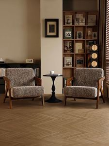 ⚡COD⚡ingle Sofa Chair French Vintage Style Leisure Chair Living Room Balcony Small Apartment Chair