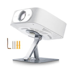 ขาตั้งโปรเจคเตอร์แบบพับได้ติดตั้งบนเพดาน 180 ° สกรูปรับอเนกประสงค์ 1/4"สำหรับโปรเจคเตอร์ขนาดเล็กส่วนใหญ่