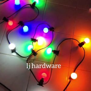 Lampu raya Panjang 14 Meter /20 Meter /8 meter(Jenis mentol lama /Jenis Led) lampu Hiasan raya Hari Raya Decoration Light Ramadan Eid Mubarak