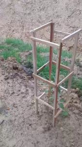 ไม้ค้ำต้นไม้ DIY เสาไม้เลื้อย กระกางต้นไม้ เสามะเขือเทศ โครงปลูกผัก ซูมไม้เลื้อย ไม้ค้ำยันต้นไม้ ค้างต้นไม้ ค้างผัก