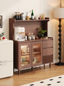 Retro Solid Wood Sideboard Storage Cabinet
