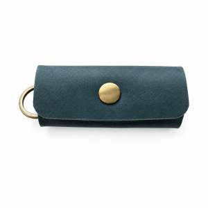Genuine Leather Cowhide Keychain Key Case For Men Women Key Holder Key Bag