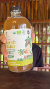 Giấm Mật Hoa Dừa Hữu Cơ Sokfarm 500ml - Vị Chua Tự Nhiên Cho Sức Khỏe Hoàn Hảo