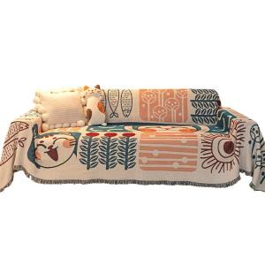 FEITAO|Bọc Sofa Mùa Đông Mùa Hè Không Trượt Phong Cách Bắc Âu