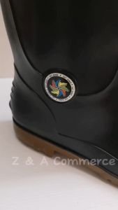 [ READY STOCK ] 239 Tat Sing Black Rain Boot | Water Boots | Safety Boots | Kasut Air Getah |  Kasut Hujan | Hight Cut White Rubber Boots Tingly Boots - Lazada